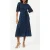 French Connection Cecilia Delphine Midi Dress Marine
