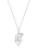 faina Ketting  zilver / transparant