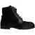 Dolce & Gabbana Zwarte Pony Stijl Leren Enkellaars Schoenen