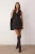 TRENDYOLMİLLA Dames Zwart Gestreept Kort / Mini Mouwloos Avond / Dagelijks Blazer Jurk Jurken