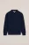 WE Fashion – Jongens fijngebreide polo – Regular fit – Donkerblauw – Katoen –