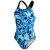 Speedo Dames Allover Digitale Zwem Overall (Blauw/Zwart)