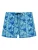 HOM Zwemshorts ‘ Beach Boxer Tartane ‘  blauw / aqua