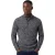 Fynch Hatton Buttoned Troyer trui grijs knitted