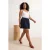 Trendyol Curve Dames Donkerblauw Effen Kort / Mini Grote maten Rokken