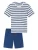SCHIESSER Pyjama kort ‘Casual Nightwear’  blauw