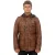 Heren lederen trenchcoat met capuchon-Medellin