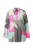 Ulla Popken Tuniek  kaki / pastelgroen / neonroze