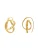 Heideman Oorbellen ‘Raja’  goud