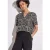 Street One Dames Bedrukte blouse in Zwart