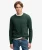 Katoenen Linnen Longsleeve Top Met Zak Green