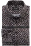 OLYMP SIGNATURE Soft Business Tailored Fit Jersey shirt nachtblauw, Motief
