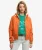 Gewassen Twill Jas met Capuchon Orange