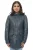 Dames leren parka jas met capuchon-Boekarest