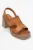 Zennia Leer Platform Sandaal (Women)