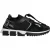 Dolce & Gabbana Zwarte Mesh Sorrento Trekking Sneakers Schoenen