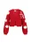 MYMO Gebreid vest  rood / wit