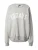 10Days Sweatshirt ‘THE STATEMENT’  grijs gemêleerd / wit