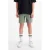 BLACK BANANAS regular sweatshort olijfgroen