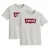 LEVI’S ® Shirt  grijs / bloedrood / wit