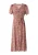 QS Blousejurk  lichtbruin / lila / pink