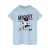 Disney Dames/Dames Mickey Mouse Team Mickey Voetbal Katoenen Vriendje T-shirt (Babyblauw)