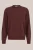 WE Fashion – Heren regular fit trui van merinowol – Regular fit – Donkerbruin – Merino wol –