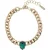 OTAZU Emerald Shackle Bracelet
