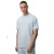 T-shirt Genti effen lichtblauw ronde hals