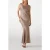 GUESS Ss Silvana Long Dres Silk Taupe