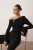 TRENDYOLMİLLA Dames Zwart Effen Lang Getailleerd Blouses