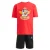 ADIDAS SPORTSWEAR Trainingspak ‘Disney Micky Maus’  donkergeel / rood / zwart / offwhite