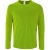 SOLS Heren Sportief T-Shirt met lange mouwen (Neon Groen)