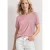 Basic Shirt met ronde hals in Unifarbe