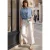 Street One Studio Dames Overhemdblouse met knopen en knoopdetail in Blauw