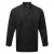 Premier Heren Coolchecker Chef Jacket met lange mouwen (Zwart)