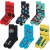6-Pak Spider-Man Sokken Bundle Novelty Sokken | Cadeau Idee