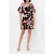 French Connection Milani Rhian Puff Slv Mini Drs Black Multi