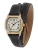 FOSSIL Analoog horloge ‘Harlow’  goud / zwart