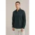 WE Fashion linnen casual overhemd donkergroen