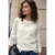 Street One Studio Dames Shirt met lange mouwen in gebreide look in Wit