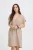 b.young Jurk ‘BYFalakka’  donkerbeige / wit