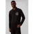 CALVIN KLEIN JEANS regular fit trui met logo – zwart