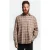 Lyle & Scott Check Overshirt W785 Mauve Dusk