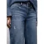 Street One Dames Jeans met verwoeste look in Blauw
