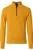 Redmond Half-Zip Sweater geel, Effen