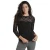 Dames lange mouw kant T-shirt Admas