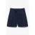 Lacoste regular high waist casual short donkerblauw