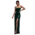 Damesjurk Goddiva Sequin Velvet Bandeau