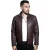 Heren lederen Harrington jas-Shanghai